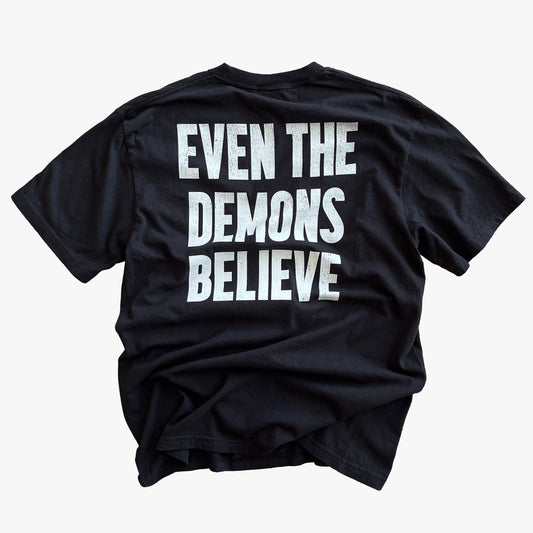 "DEMONS BELIEVE" T-SHIRT - BLACK