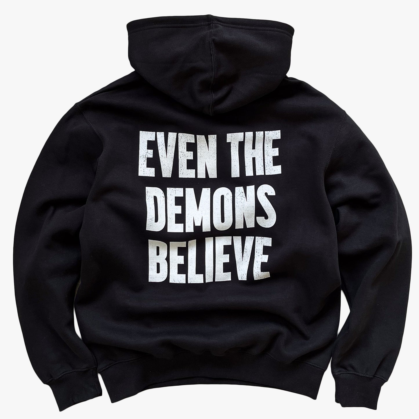 "DEMONS BELIEVE" HOODIE - BLACK