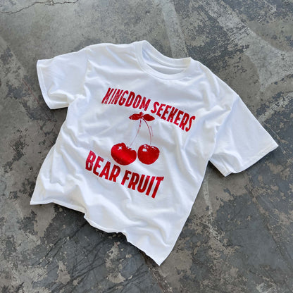 "DEMONS BELIEVE" T-SHIRT - WHITE