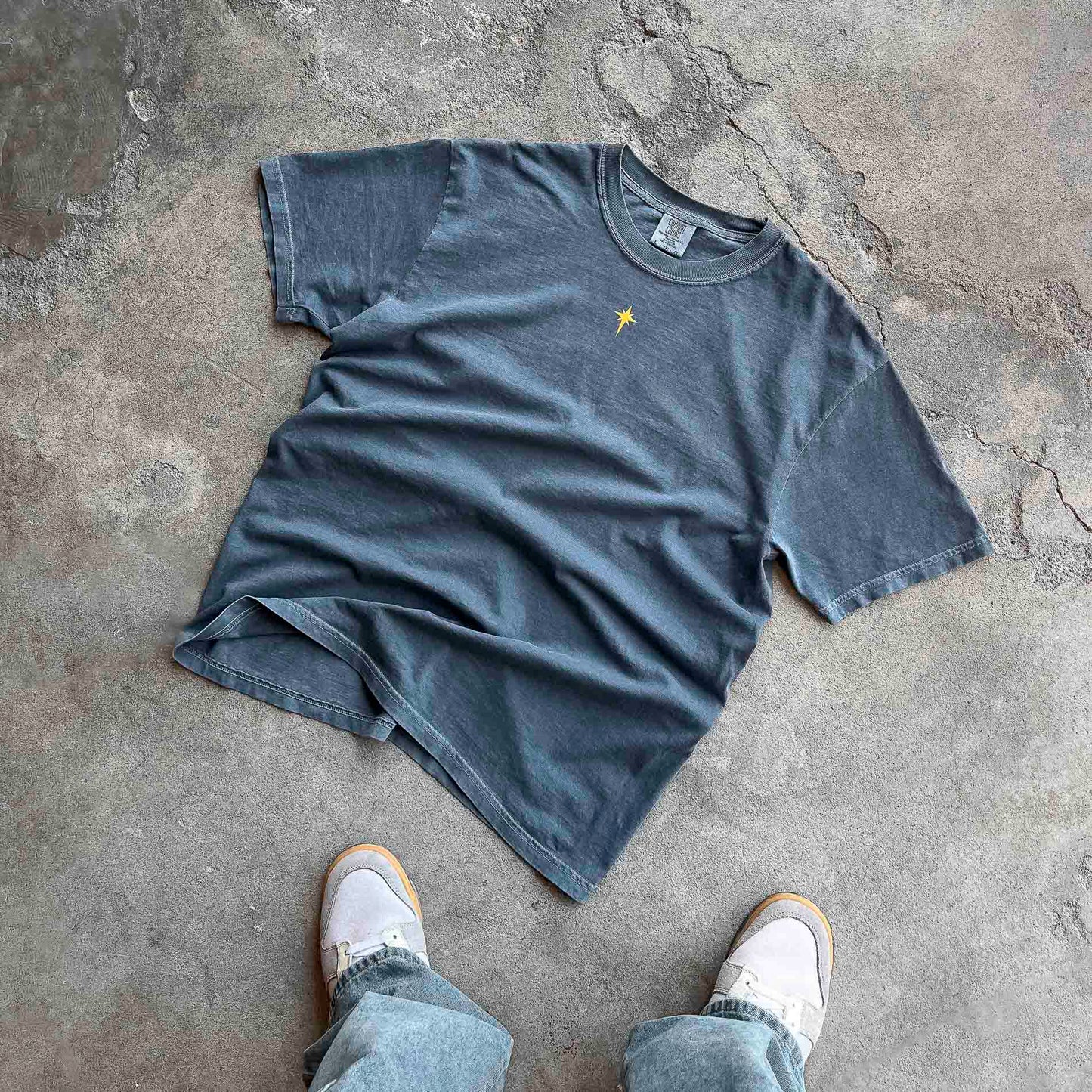 "NOT 4 LUKEWARM" T-SHIRT - DENIM