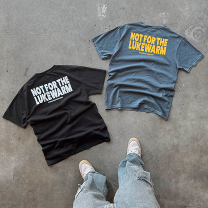 "NOT 4 LUKEWARM" T-SHIRT - DENIM