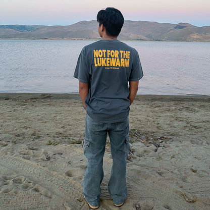 "NOT 4 LUKEWARM" T-SHIRT - DENIM
