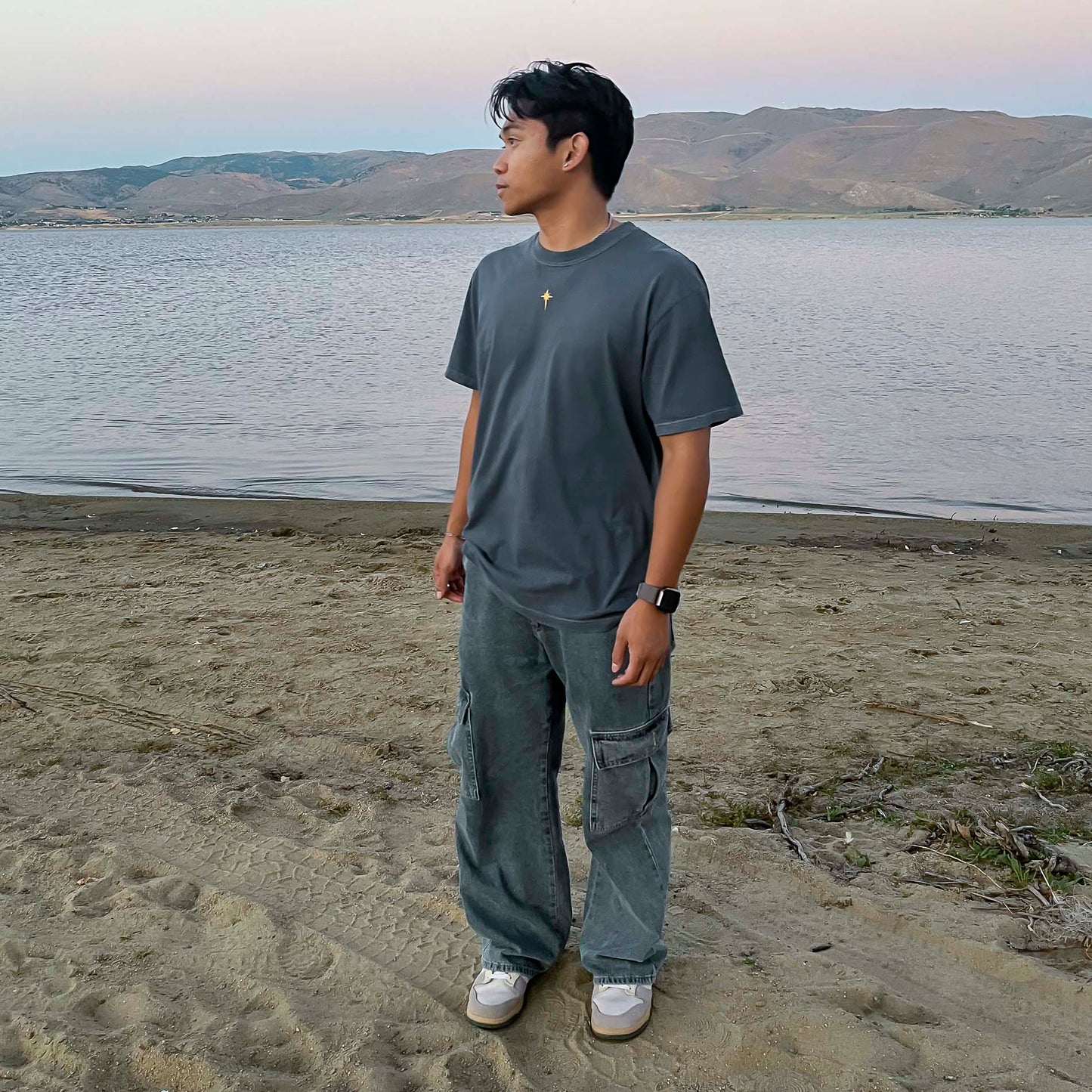 "NOT 4 LUKEWARM" T-SHIRT - DENIM